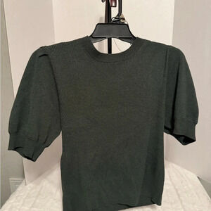 Terra and Sky Sweater- Green - Size 1X